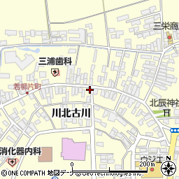 宮城県栗原市若柳川北片町21周辺の地図