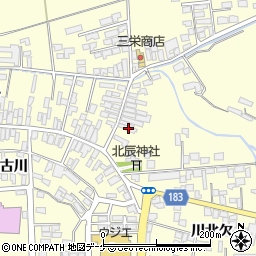 宮城県栗原市若柳川北片町38周辺の地図