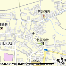 宮城県栗原市若柳川北片町52周辺の地図