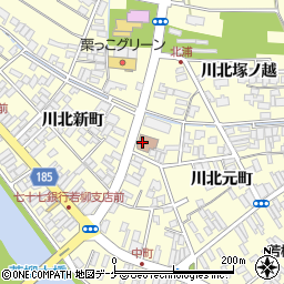 若柳郵便局 ＡＴＭ周辺の地図