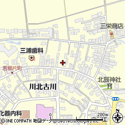 宮城県栗原市若柳川北片町61周辺の地図