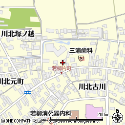 宮城県栗原市若柳川北片町81周辺の地図