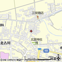 宮城県栗原市若柳川北片町48周辺の地図