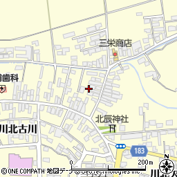 宮城県栗原市若柳川北片町47周辺の地図