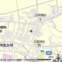 宮城県栗原市若柳川北片町47周辺の地図