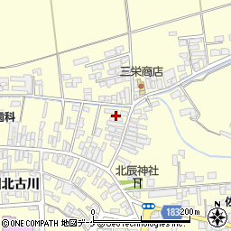 宮城県栗原市若柳川北片町43周辺の地図