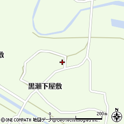 宮城県栗原市築館（黒瀬東畑）周辺の地図