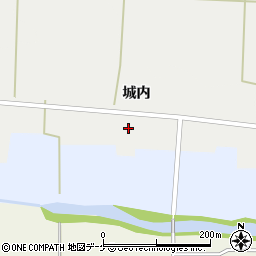 宮城県栗原市志波姫伊豆野城内前周辺の地図
