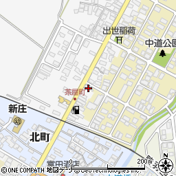 茶屋町簡易郵便局周辺の地図