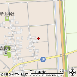 山形県鶴岡市中京田周辺の地図