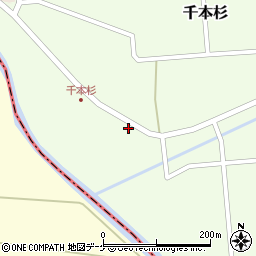 山形県東田川郡庄内町千本杉本村割108周辺の地図