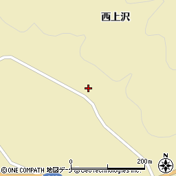 宮城県登米市東和町米川西上沢117周辺の地図