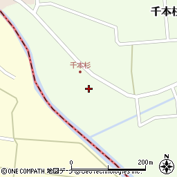 山形県東田川郡庄内町千本杉本村割69周辺の地図