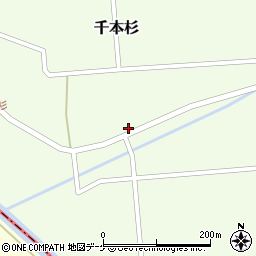 山形県東田川郡庄内町千本杉東割25-4周辺の地図