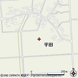 山形県鶴岡市平田伊久田周辺の地図