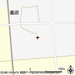 山形県東田川郡三川町菱沼村上45周辺の地図