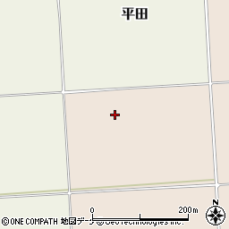 山形県鶴岡市中京田（宮の越）周辺の地図