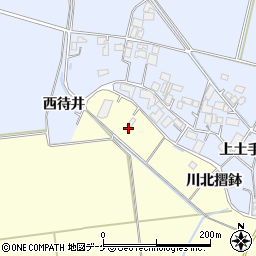 宮城県栗原市若柳（川北大袋前）周辺の地図