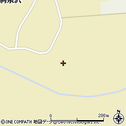 宮城県栗原市栗駒泉沢八幡前周辺の地図