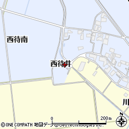 宮城県栗原市若柳武鎗西待井54周辺の地図
