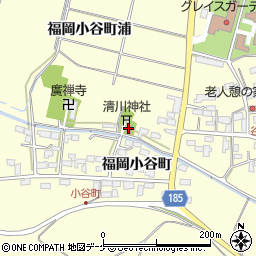 小谷町集会所周辺の地図