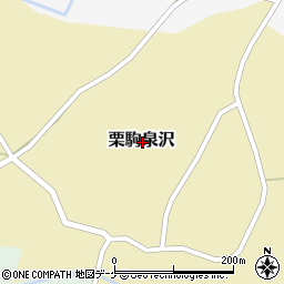 宮城県栗原市栗駒泉沢周辺の地図