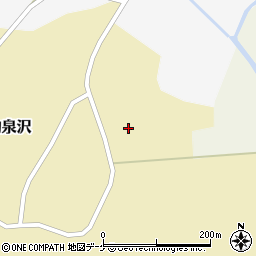 宮城県栗原市栗駒泉沢八幡西周辺の地図