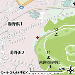 山形県鶴岡市下川龍花崎411周辺の地図