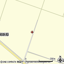 宮城県栗原市若柳（福岡新浦）周辺の地図