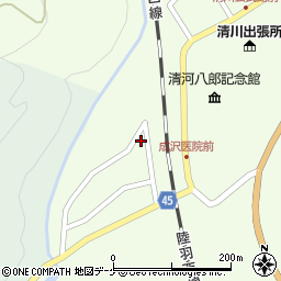 山形県東田川郡庄内町清川上川原17周辺の地図