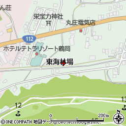 山形県鶴岡市下川東海林場周辺の地図