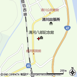 山形県東田川郡庄内町清川上川原39周辺の地図