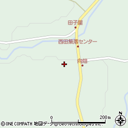 宮城県栗原市栗駒片子沢（向畑）周辺の地図