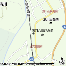 山形県東田川郡庄内町清川上川原50周辺の地図