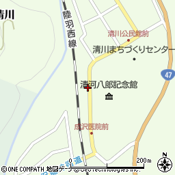 山形県東田川郡庄内町清川上川原50-4周辺の地図