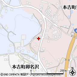 宮城県気仙沼市本吉町登米沢98周辺の地図