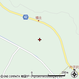 宮城県栗原市栗駒片子沢（田高田西）周辺の地図