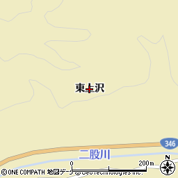 宮城県登米市東和町米川（東上沢）周辺の地図