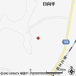 岩手県一関市花泉町油島日向平51周辺の地図