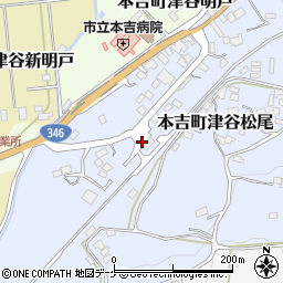 本吉駅周辺の地図