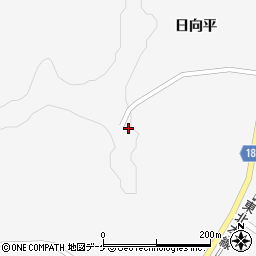 岩手県一関市花泉町油島日向平54周辺の地図