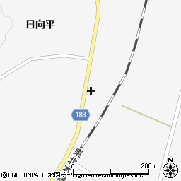 岩手県一関市花泉町油島日向平81周辺の地図