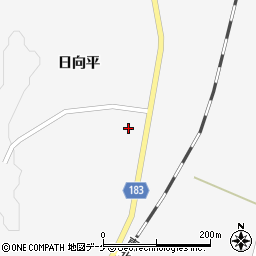 岩手県一関市花泉町油島日向平75-2周辺の地図