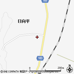 岩手県一関市花泉町油島日向平79周辺の地図