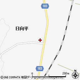 岩手県一関市花泉町油島日向平91-1周辺の地図