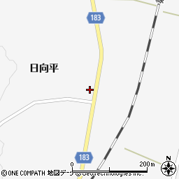 岩手県一関市花泉町油島日向平91-2周辺の地図