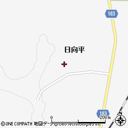 岩手県一関市花泉町油島日向平68-1周辺の地図