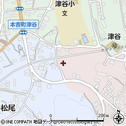宮城県気仙沼市本吉町登米沢5周辺の地図