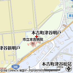 気仙沼市立本吉病院周辺の地図