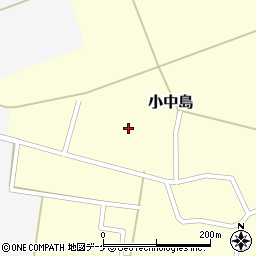 山形県鶴岡市小中島赤沼周辺の地図